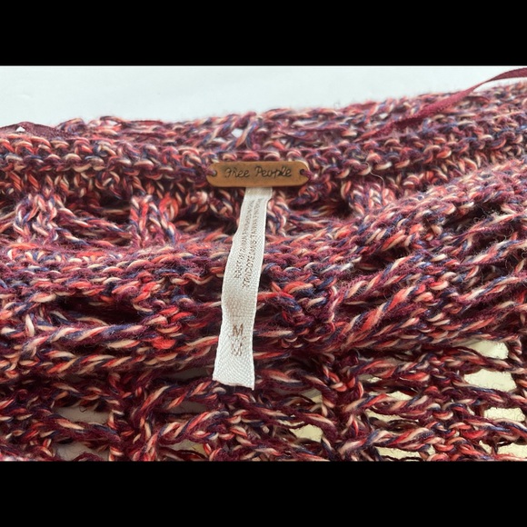 Free People sweater, multi color, size M. - Picture 4 of 9